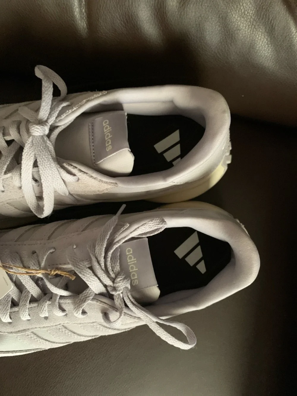 Adidas Run 70s Light Gray Sneakers with Cream Sole